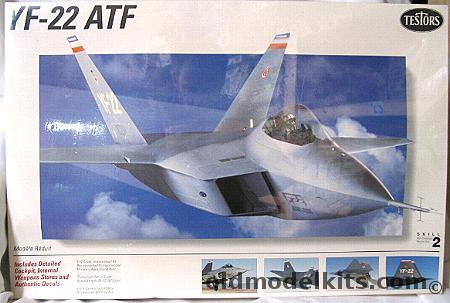 Testors 1/32 YF-22 (F-22) ATF Raptor, 569 plastic model kit